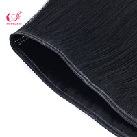 Vente en gros d'usine : Extensions de cheveux humains vierges à 100 % doublement étirés de haute qualité pour femmes, type cheveux russes