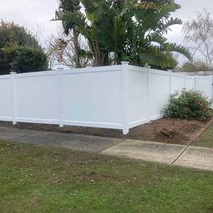 गर्म बिक्री सफेद pvc बाड़ पैनल आउटडोर वेदरप्रूफ डिजाइन आसानी से बगीचे घर के आउटडोर pvc गोपनीयता बाड़ - Product Image 2