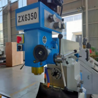 Presisi tinggi Milling mesin penggilingan Manual dan pengeboran 220V vertikal horisontal Universal dengan fungsi mengetuk