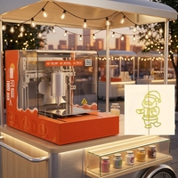 Machine à dessin de bonbons automatique haute précision pour cafés, festivals, commerces de détail et événements