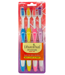 Cepillo de Dientes Súper Suave para Uso Diario, Compre 2 y Lleve 2 Gratis, con Cerdas Amigables con las Encías y Diseño Ergonómico Antideslizante - Product Image 1