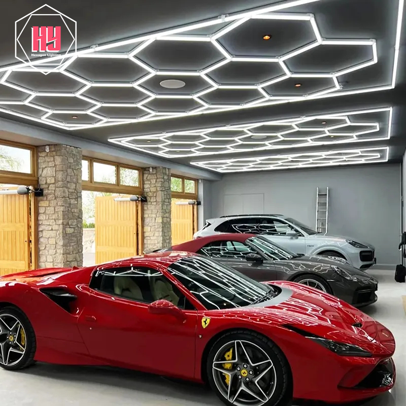 Hexagonal Led Light Hexagon Led Garage Light Honeycomb Working Hexagon Lights