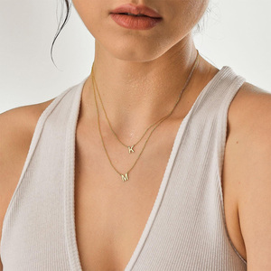 Personalizado hecho a mano joyería Collar gargantilla encanto collar colgantes oro colgante personalizado colgante mejores amigos collares - Product Image 6