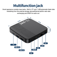 Venta al por Mayor XS97 X-W2 S905W2 Android 11 4K HDR Smart TV Box de Alta Calidad con Procesador de Cuatro Núcleos, 2GB de RAM, 16GB de ROM, Diseño Personalizado