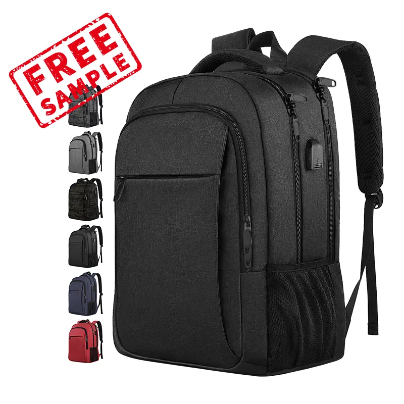 laptop bag 15 17 black navy men's backpack luxury computer backpack with usb college school computer backpack