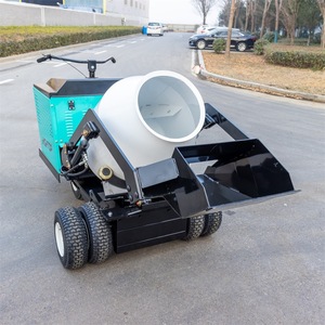 Cuve de mélange en acier inoxydable Cloujen 800L, mélangeur électrique industriel pour chantiers de construction - Product Image 2
