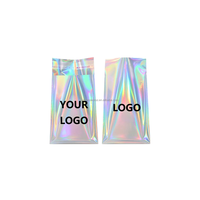 Sacs en plastique argentés avec impression de logo personnalisé Enveloppes d'expédition en poly aluminium Enveloppes isolées métalliques pochettes auto-adhésives