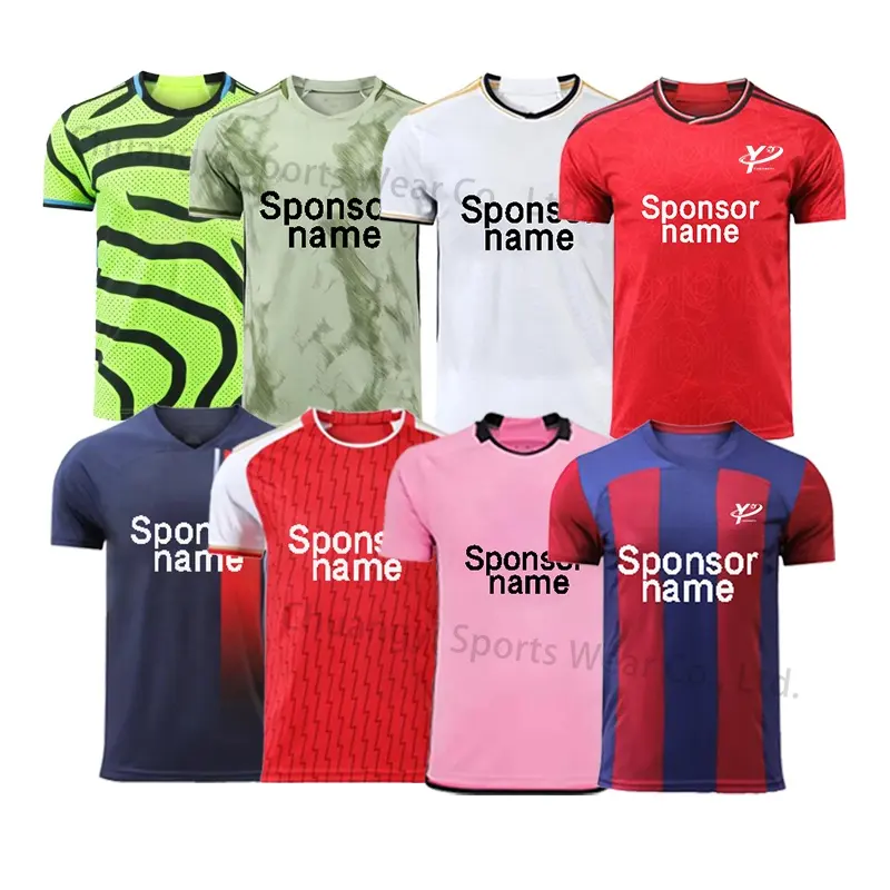 2023-24 chemises de football professionnelles de qualité supérieure nouveauté ensembles de maillots de football personnalisés uniforme de football de club personnalisé pour adultes propre nom