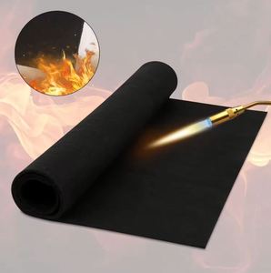 150cm X150cmWelding Blanket Fireproof Heat Resistant Flame Retardant Protective <b>Mat</b> Insulation Pad for Soldering Custom Logo - Product Image 3