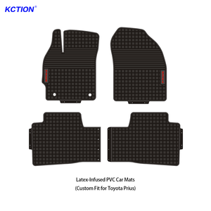 KCTION Vente en gros Tapis de voiture OEM de haute qualité Toutes saisons Écologique Imperméable pour <span class=keywords><strong>Toyota</strong></span> Prius Ajustement personnalisé Tapis de sol de voiture 3D en PVC - Product Image 1