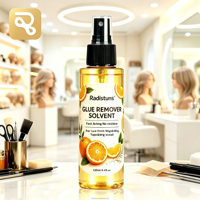 Radistuns 120ml Liquide Dissolvant de Colle pour Perruques à Base de Citron, Action Rapide, Solvant Adhésif au Limonène, Spray Dissolvant de Colle pour Perruques