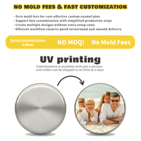 Porte-clés vierges en aluminium blanc double face imprimables par sublimation, supports métalliques pour transfert thermique pour cadeaux personnalisés DIY avec photos