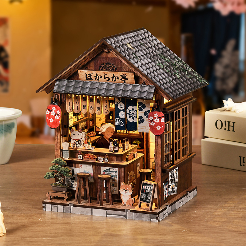 Book Nook DIY Japan Kit 3D
