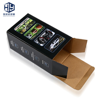 Boîte en carton pliable avec impression CMYK personnalisée, boîte d'emballage avec logo personnalisé pour gonfleur de voiture, boîte d'accessoires auto