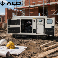 Groupe électrogène diesel silencieux fiable Ricardo 450 kW 563 kVA, refroidi par eau, AVR, triphasé, 50 Hz 60 Hz, garantie mondiale