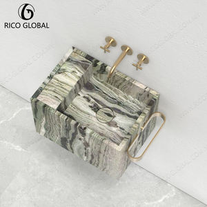 Lavabo de pared de empalme de piedra natural duradero Uso comercial y residencial - Product Image 5