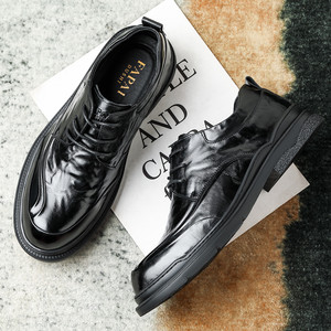 Chaussures en cuir pour hommes, modèle 2026, de haute qualité, décontractées et habillées, chaussures de bureau formelles - Product Image 2