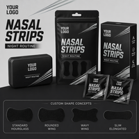 Bandes nasales anti-ronflement personnalisées, respirantes, pour le sport, patch nasal pour soulager la respiration pendant le sommeil, OEM