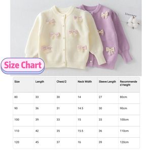 Set 2 Pezzi per <span class=keywords><strong>Bambina</strong></span> Primavera Autunno con Cardigan a Maglia con Fiocco in Stile Dolce e Gonna Tutù Soffice in Tulle - Product Image 4