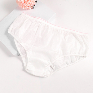 Accesorios de viaje PLA Ropa interior desechable biodegradable Bragas de mujer Ropa interior desechable para hospital - Product Image 1