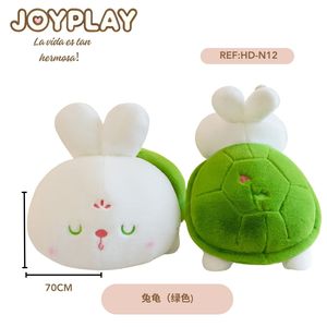 HBA - Tortuga Conejo Verde de 70 cm, Producto Decorativo para Bebés y Niños - Product Image 1