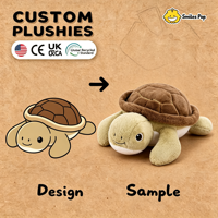 Peluche personnalisée tortue Gnomantic lestée, coussin en peluche pour enfants, cadeau tortue de mer pour garçons et filles