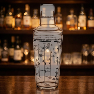 EL Brand TW 500ml BPA Free Acrylic Cocktail <b>Shaker</b> Model A-1 - Product Image 3