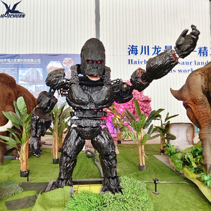 Modelo Animatrónico de King Kong de Alta Gama, Gorila Realista de Tamaño Real, Estatua de <span class=keywords><strong>Animal</strong></span> con Impresión 3D para Parques de Atracciones - Product Image 4