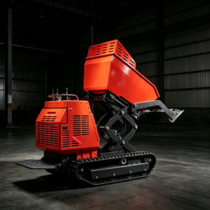 Minidumper Cingolato Diesel Idraulico da 1000 kg per Lavori di Movimento Terra con Benna <span class=keywords><strong>Ribaltabile</strong></span> - Vendita all'Ingrosso - Product Image 1