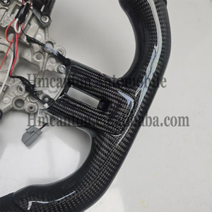 Volante de Cuero Perforado de Fibra de Carbono Nuevo para Ford Mustang - Product Image 5