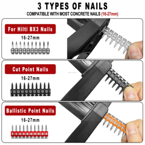 <span class=keywords><strong>Clavadora</strong></span> de Concreto Portátil de 20V para Todo Tipo de Clima NailTask DCCN90S3 para Anclaje de <span class=keywords><strong>Postes</strong></span> de Pérgolas y Terrazas en Exteriores - Product Image 5