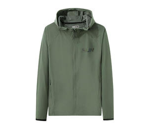 LULU Quick Drying Clothes Men's Autumn Sports Long-sleeved <strong>Jacket</strong> Hooded Loose Training Wear Outdoor Running Windbreaker <strong>Jacket</strong> - Product Image 5