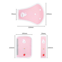 Protège-ceinture de sécurité enfant anti-étranglement réglable pour épaule et ventre
