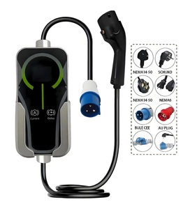 Nuevo Cargador de Vehículos Eléctricos de 32A 220V CA, 7KW, Corriente Ajustable, Portátil, Tipo 2, Protección IP66, Control por Aplicación, para Reequipamiento/Actualización - Product Image 1