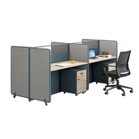 Tables de poste de travail de bureau, table de bureau pour ordinateur, chaise, bureau de studio, cloison de bureau, poste de travail portable pour 1 personne