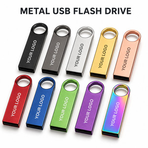 แฟลชไดรฟ์โลหะแบบหมุนได้ พิมพ์โลโก้ได้เอง ความจุ 32GB 64GB ของขวัญส่งเสริมการขายสำหรับธุรกิจ องค์กร ของขวัญสำนักงาน ของขวัญเทคโนโลยี - Product Image 1