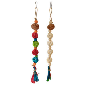 Красочная игрушка из ротанга для жевания листьев кукурузы - Product Image 5