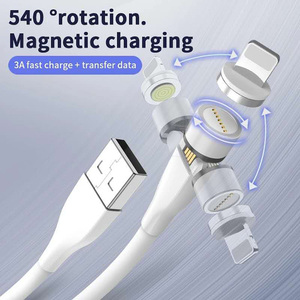 540 grados 3A usb 3,<span class=keywords><strong>0</strong></span> tipo c cable de teléfono 3 <span class=keywords><strong>en</strong></span> <span class=keywords><strong>1</strong></span> cable de cargador 18w cable - Product Image 5