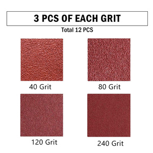 Meilleur prix OEM 12 pièces papier abrasif <span class=keywords><strong>à</strong></span> <span class=keywords><strong>bande</strong></span> rouge <span class=keywords><strong>bande</strong></span> <span class=keywords><strong>abrasive</strong></span> ceinture de ponçage <span class=keywords><strong>pour</strong></span> le polissage des sols en bois - Product Image 3