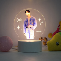 Lampe LED 3D Kpop Stray Kids - Fournisseur d'éclairage de bureau moderne en plastique