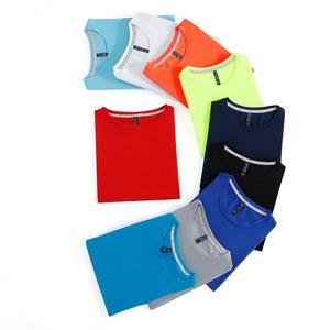 Camiseta masculina de secagem rápida para corrida, moda esportiva de alta qualidade, moda masculina de verão 2023, gola redonda, logotipo personalizado, MU atacado - Product Image 6