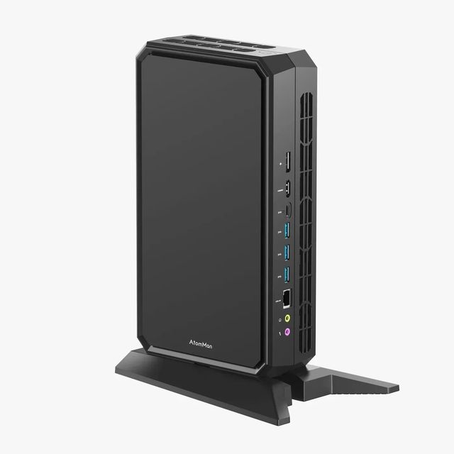 AtomMan Mini PC Gaming G7 Pt AMD R9 7945HX RX 7600M XT 8G World's First AMD Advantage Certified Win 11 Mini Gamer Computer WiFi7