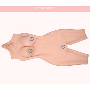 Body sculptant rehausseur <span class=keywords><strong>de</strong></span> hanches et fesses, rehausseur <span class=keywords><strong>de</strong></span> poitrine, pour une silhouette plus pulpeuse, dos élégant, pour travesti, avec culotte courte et forme mammaire - Product Image 4