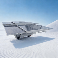 Mobile Photovoltaik-Stromversorgung für den Außenbereich - Anhängbare Solar-PV-Energiespeicher- und Stromerzeugungsanlage