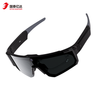 Lunettes de cyclisme professionnelles IA avec caméra 8MP 2K, stabilisation EIS 6 axes, Bluetooth 5.4, étanches IP54, pour le sport, la course et les activités de plein air V06