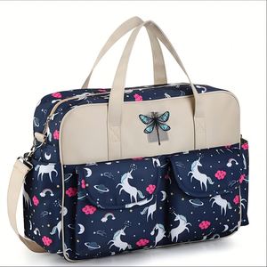 Bolsa de Pañales Multifuncional con Cambiador Integrado, Bolsa para Bebé con Correa de Hombro Ajustable - Product Image 2