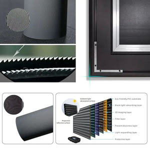 SLJ 120 pouces ALR CLR écran à cadre fixe nouvelle génération pour Wemax pour projecteur <span class=keywords><strong>Laser</strong></span> Xiaomi <span class=keywords><strong>VAVA</strong></span> <span class=keywords><strong>4K</strong></span> <span class=keywords><strong>UST</strong></span> 16:9 en cristal PET - Product Image 5