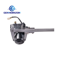 Conjunto de Motor de Limpiaparabrisas Genhorizon con Conector Eléctrico de Cuatro Pines y Giro de 95 Grados para Parabrisas de Cabina, Repuesto Universal para Cargadoras de Ruedas