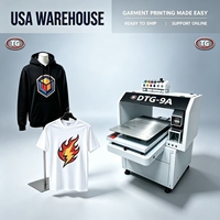 Imprimante DTG haute vitesse, machine d'impression numérique directe sur vêtement pour les commandes personnalisées de t-shirts