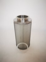 Élément filtrant à serrage rapide en acier inoxydable 304/316, filtre de respiration, type disque en maille frittée
